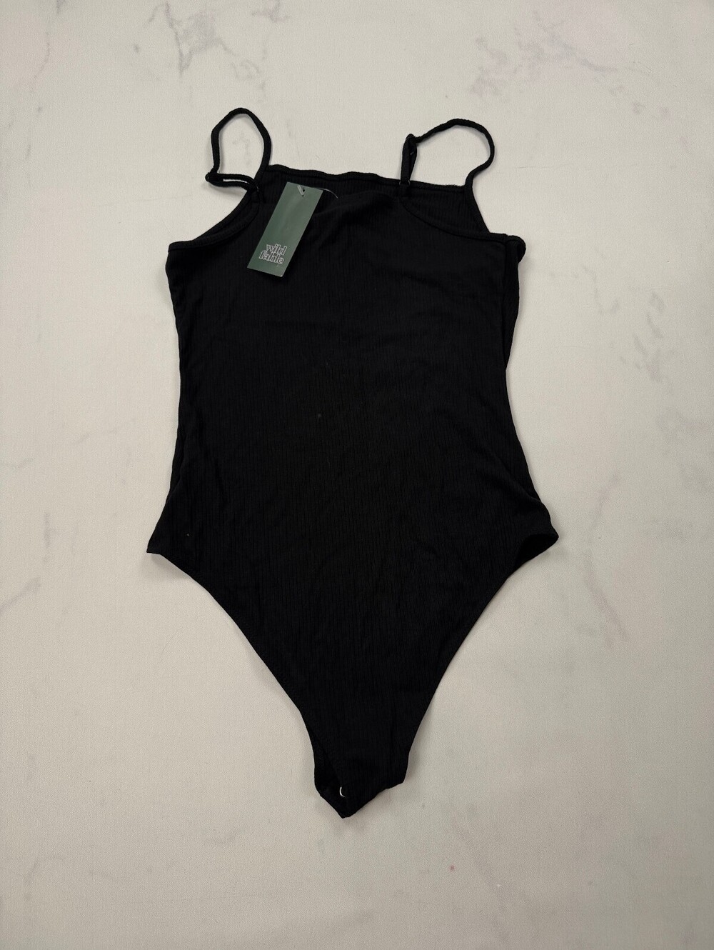 Wild Fable Black Bodysuit Modern Fitted - Womens M